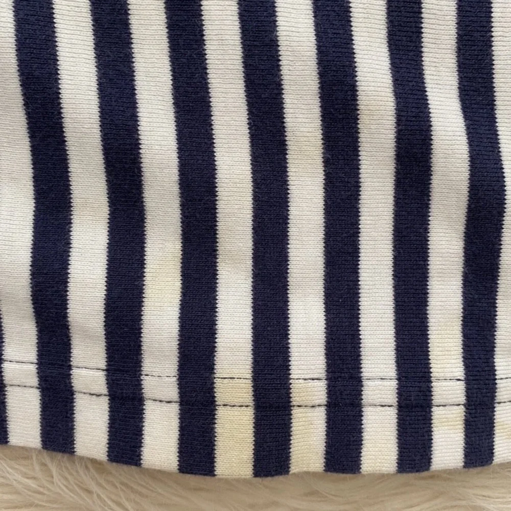 Hanna Andersson Navy Blue Stripe Play Dress